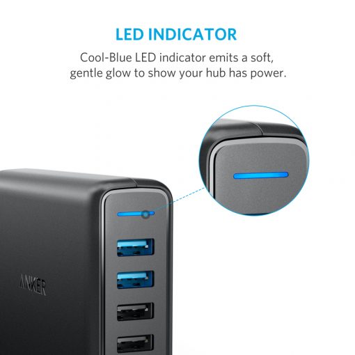Anker 63W 5 Port Quick Charge in Pakistan