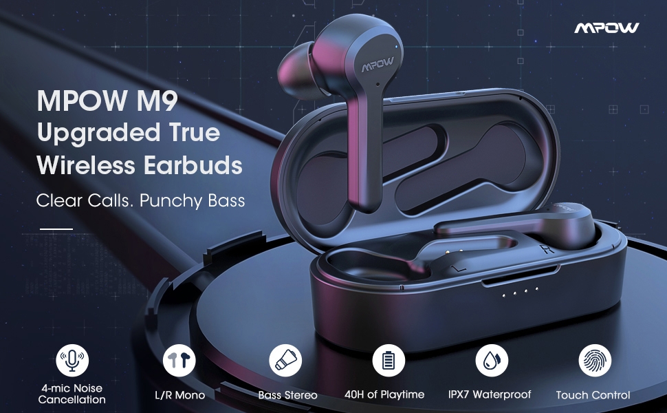 Buy Mpow M9 Wireless Earbuds in Pakistan