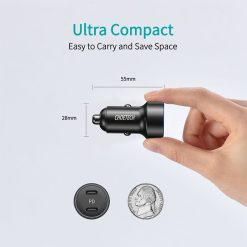 Buy Choetech 2-Port USB Type C Car Charger