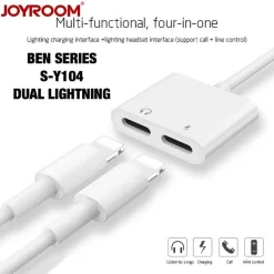 Buy Official Joyroom Dual Port Lightning Converter in Pakistan
