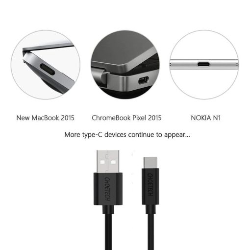 Buy Original Choetech USB Type C to USB A Fast Charging Cable in Pakistan at Dab Lew Tech