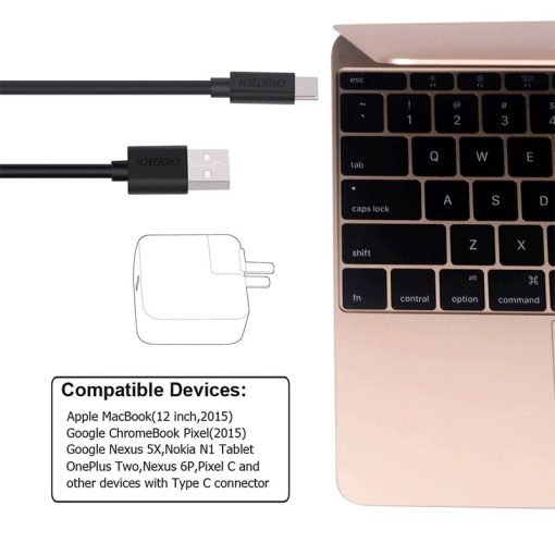 Buy Official Choetech USB Type C to USB A Fast Charging Cable in Pakistan