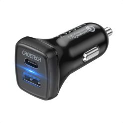 Buy Choetech USB C Car Charger 36W 2 Port Fast Charger in Pakistan