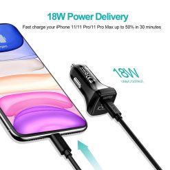 Buy Choetech USB C Car Charger 36W 2 Port Fast Charger in Pakistan