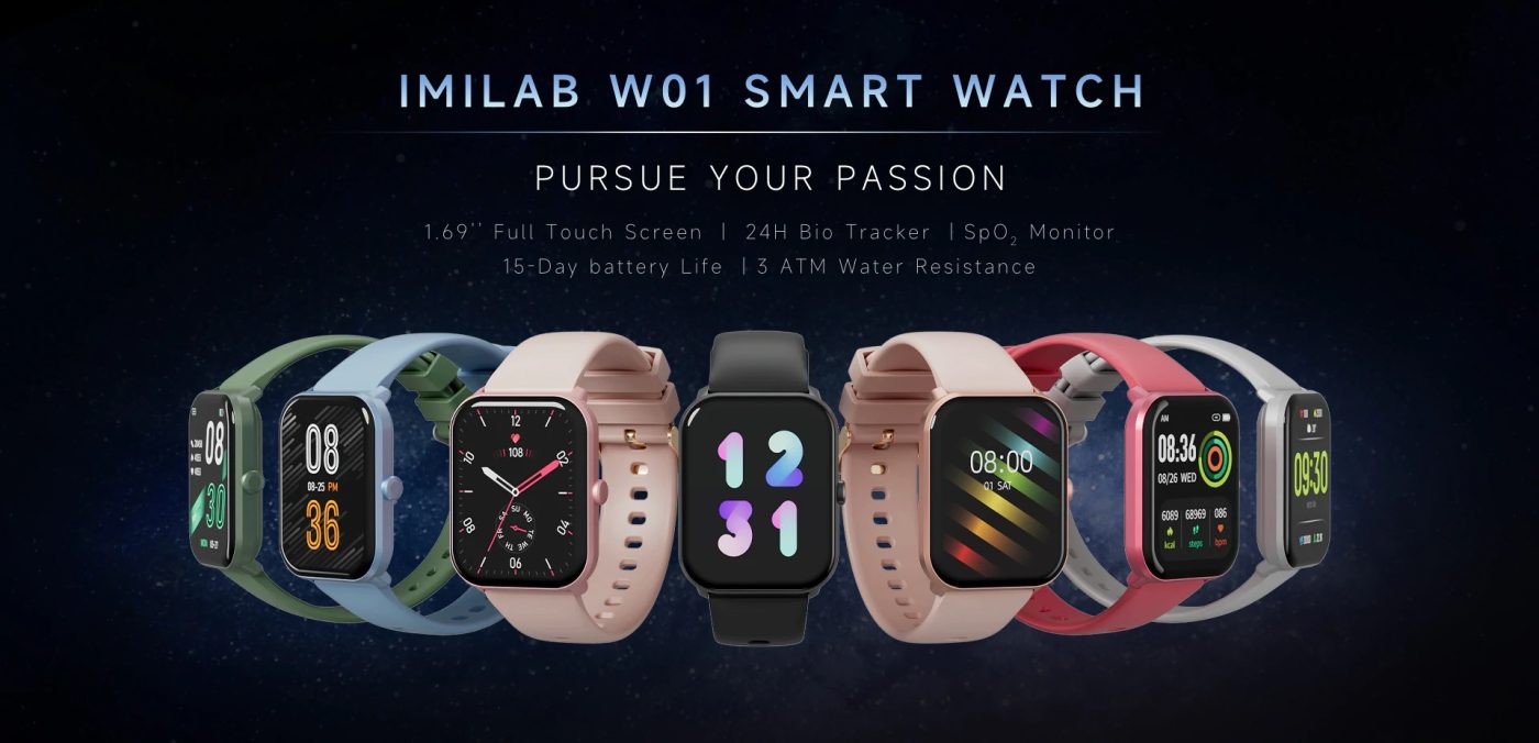 Buy Official Xiaomi Imilab W01 Smart Watch in Pakistan
