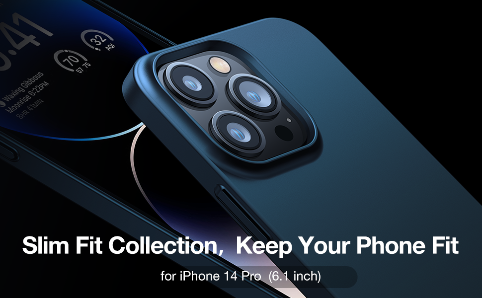 Buy Navy Blue Case for iPhone 14 Pro in Pakistan