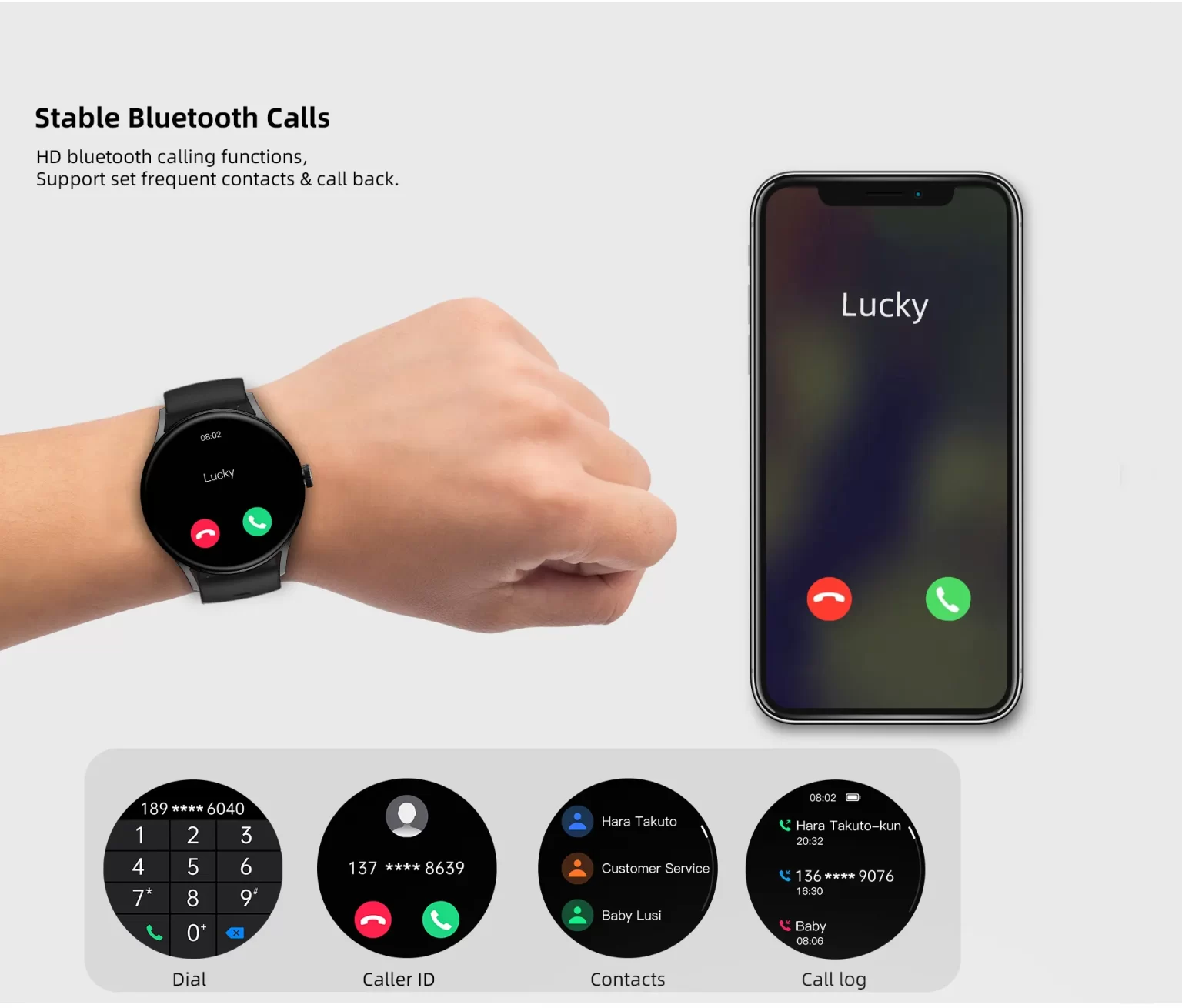 Xiaomi Imilab Imiki TG1 Smartwatch call support