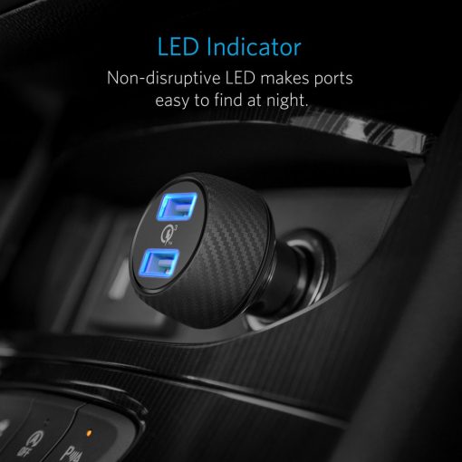 Anker PowerDrive Speed 2 (2X Quick Charge 3.0) - Black - A2228H11 - Image 2