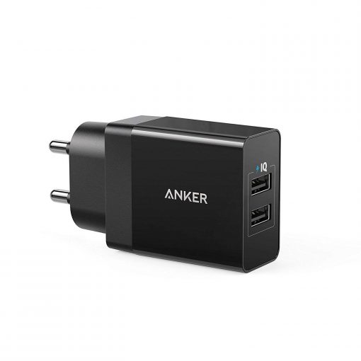 Anker PowerPort 2 Lite - Black (Foldable Plug) - A2129J11