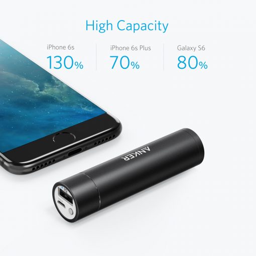 Anker Power Bank 3350 MAH Mini Black A1104H11 - Image 4