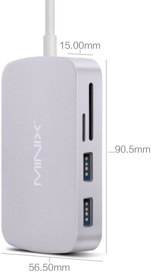 MINIX NEO C-X, USB-C Multiport Adapter with HDMI [10/100Mbps Ethernet] - Image 7