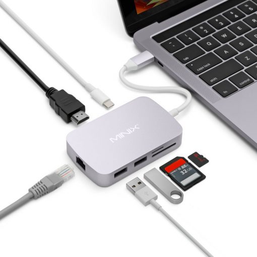 MINIX NEO C-X, USB-C Multiport Adapter with HDMI [10/100Mbps Ethernet] - Image 4
