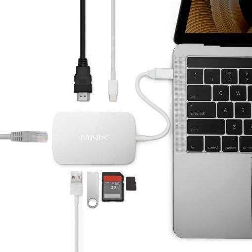 MINIX NEO C-X, USB-C Multiport Adapter with HDMI [10/100Mbps Ethernet] - Image 3