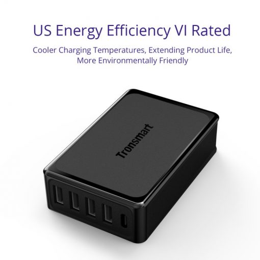 Tronsmart U5P 60W USB PD Desktop Charger with VoltiQ - Image 7