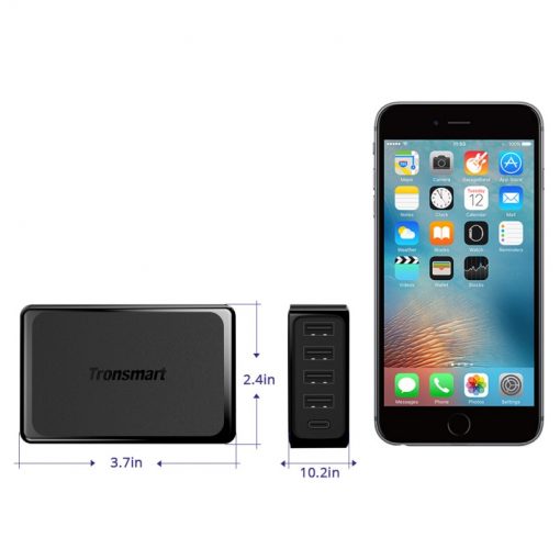 Tronsmart U5P 60W USB PD Desktop Charger with VoltiQ - Image 3