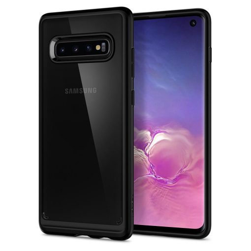 Spigen Galaxy S10 Case Ultra Hybrid Matte Black 605CS25802