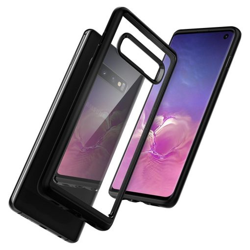 Spigen Galaxy S10 Case Ultra Hybrid Matte Black 605CS25802 - Image 3