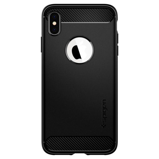 Spigen New iPhone XS MAX Case Rugged Armor Matte Black (Ver.2) 065CS25125 - Image 5