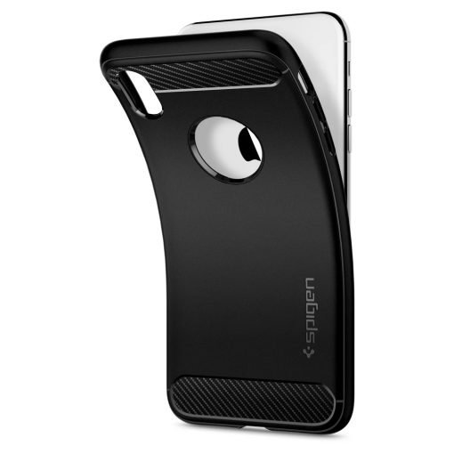Spigen New iPhone XS MAX Case Rugged Armor Matte Black (Ver.2) 065CS25125 - Image 3