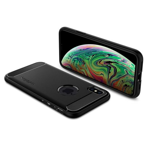 Spigen New iPhone XS MAX Case Rugged Armor Matte Black (Ver.2) 065CS25125 - Image 4