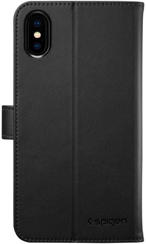 Spigen iPhone X / iPhone XS 2017 Case Wallet S Black 057CS22176 - Image 5