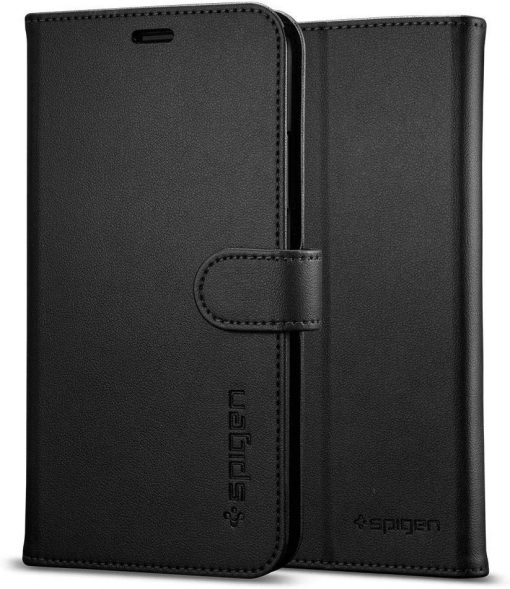 Spigen iPhone X / iPhone XS 2017 Case Wallet S Black 057CS22176 - Image 7