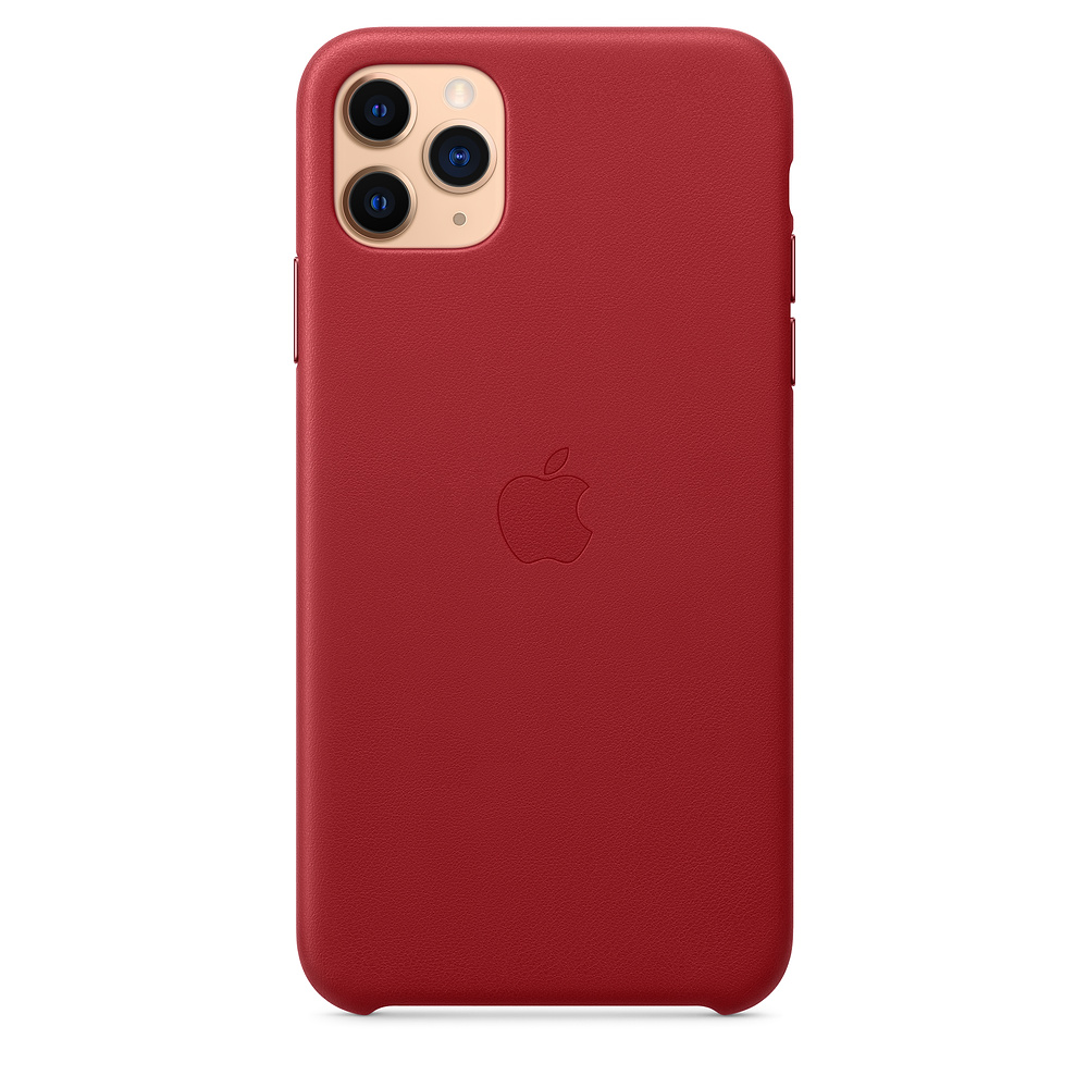 iPhone 11 Pro Max Leather - Red