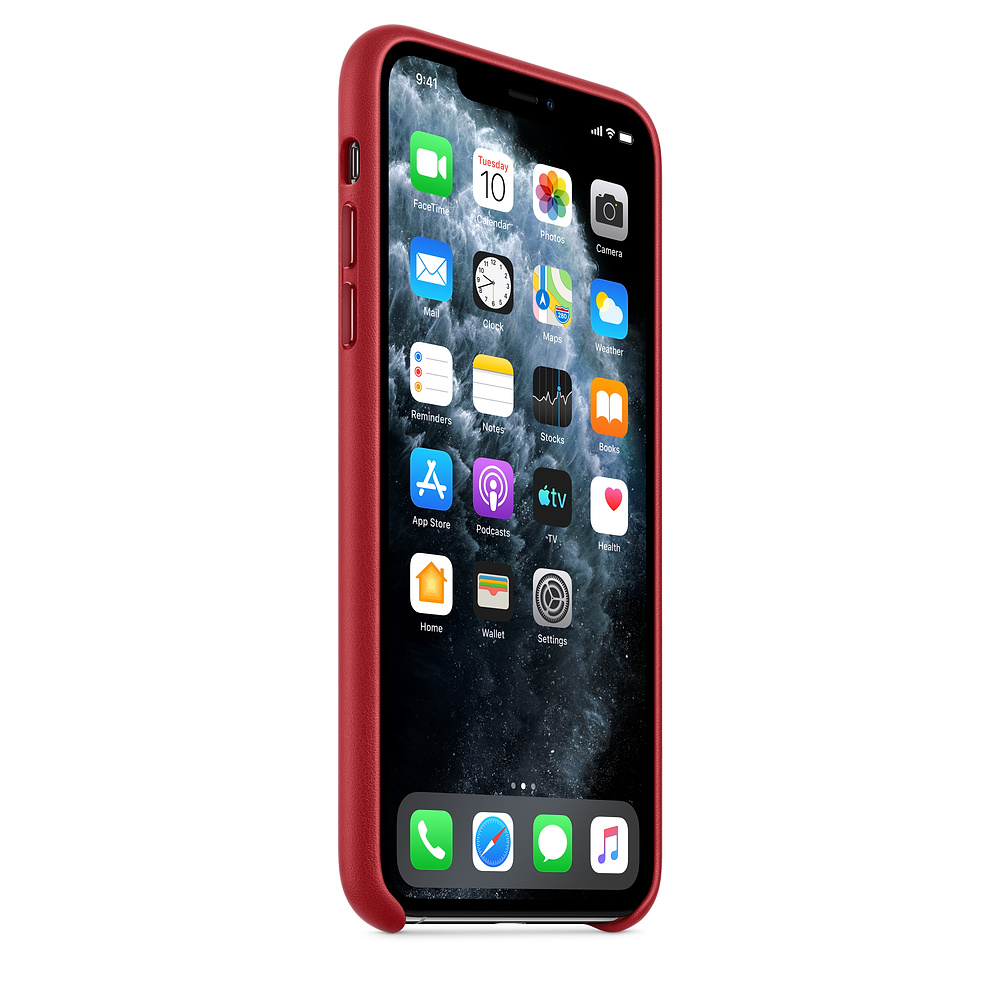 iPhone 11 Pro Max Leather - Red