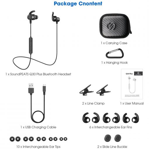 SoundPeats Bluetooth HandFree Q30 HD (IC190664) - Image 7