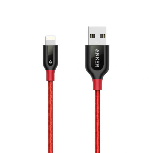 Anker PowerLine + Lightning 3ft - Red - A8121H91