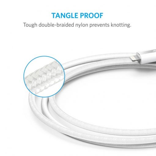 Anker PowerLine + Lightning 3ft - White - A8121H21 - Image 2