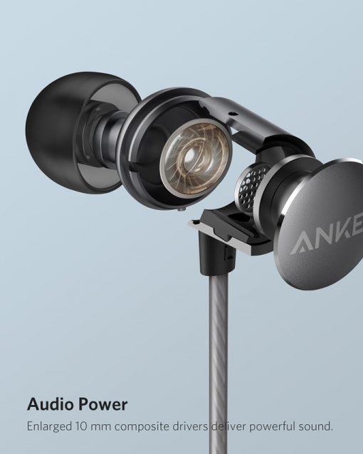 Anker Soundbuds Verve BuiltIn Microphone  Black/Gray  A3801HF1 - Image 3