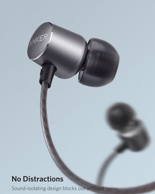 Anker Soundbuds Verve BuiltIn Microphone  Black/Gray  A3801HF1 - Image 4