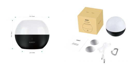 Aukey Mini RGB Light - LT-ST23 (Black) - Image 5