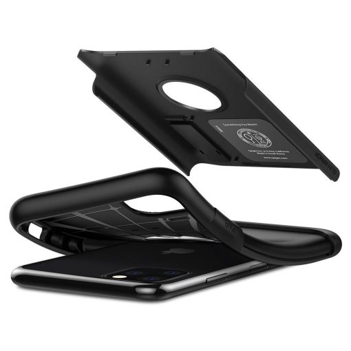 Spigen iPhone 11 Pro Case Slim Armor Black 077CS27099 - Image 5