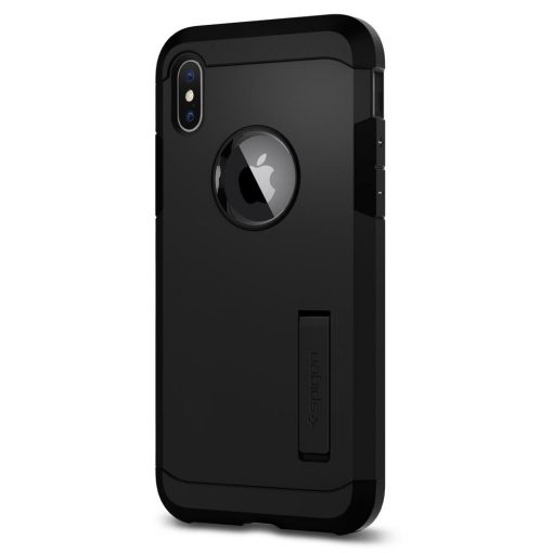 Spigen iPhone X / iPhone XS 2017 Case Tough Armor Matte Black 057CS22160 - Image 2
