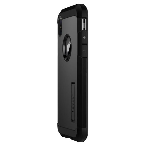 Spigen iPhone X / iPhone XS 2017 Case Tough Armor Matte Black 057CS22160 - Image 3