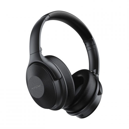Mpow H17 Active Noise Cancelling Headphones, 45 Hours of Playing, Bluetooth Headphones with Fast Charging, Hi-Fi Sound, Bluetooth Headset with Microphone for TV/Mobile/PC