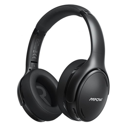 Mpow H19 IPO Active Noise Cancelling Headphones, Wireless Over Ear Bluetooth Headphones with CVC 8.0 Mic，Hi-Fi Deep Bass, Fast Charge, 35H Playtime,Comfortable Fit for Home Office, Travel