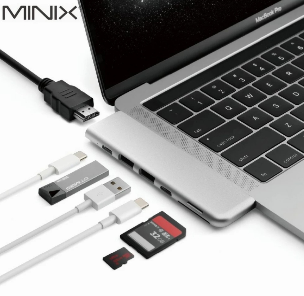 MINIX multi-port USB Type-C adapter