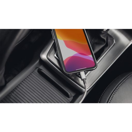 Moshi Integra™ USB-C Charge/Sync Cable with Lightning Connector 1.2 m - Titanium Gray - 99MO084041 - Image 3