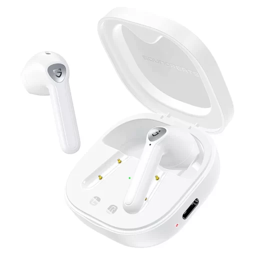 Buy-SoundPEATS TrueAir 2 (White) Wireless Bluetooth V5.2 Headphones-in Pakistan at Dab Lew Tech (1)