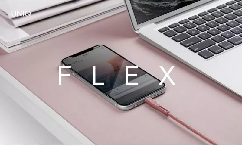 Buy Original UNIQ Flex USB-C to Lightning Cable Relief 30cm in Pakistan