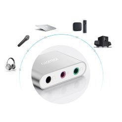 Buy Original CHOETECH USB C Audio Adapter With Microphone Jack in Pakistan