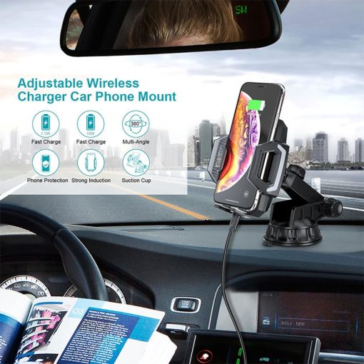 Buy Choetech 15W Wireless Car Mount in Pakistan