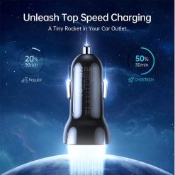 Buy Choetech 40W Car Charger & Lightning Cable in Pakistan