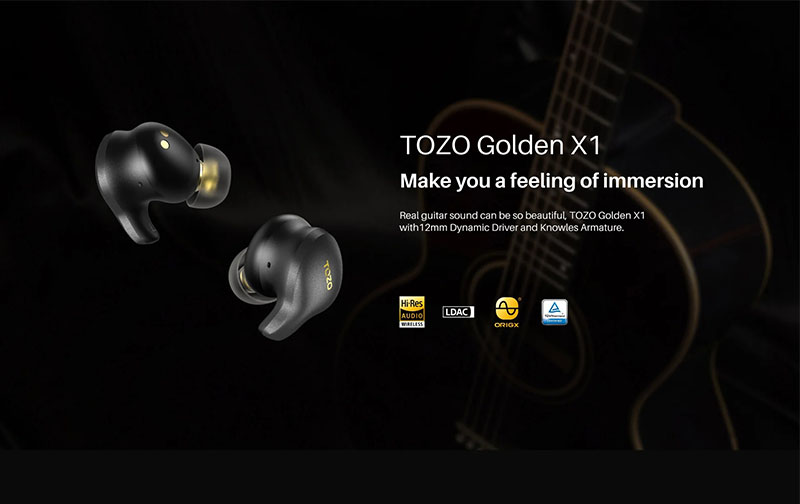 Buy TOZO Golden X1 Wireless Earbuds in Pakistan