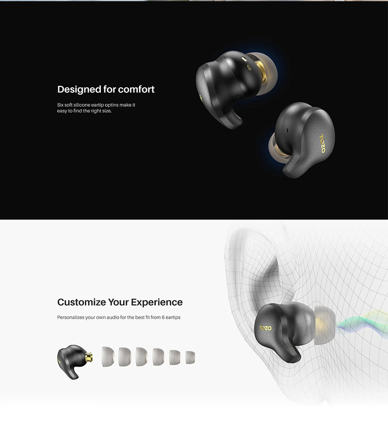 Buy TOZO Golden X1 Wireless Earbuds in Pakistan