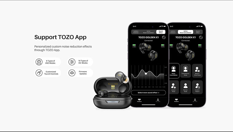 Buy TOZO Golden X1 Wireless Earbuds in Pakistan