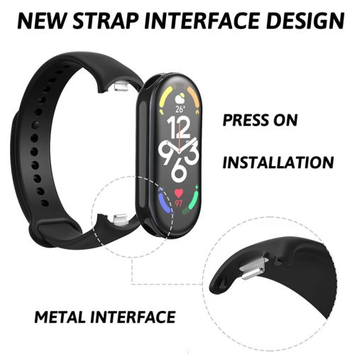 Soft Silicone Replacement Strap for Xiaomi Mi Band 8/9 - Image 3